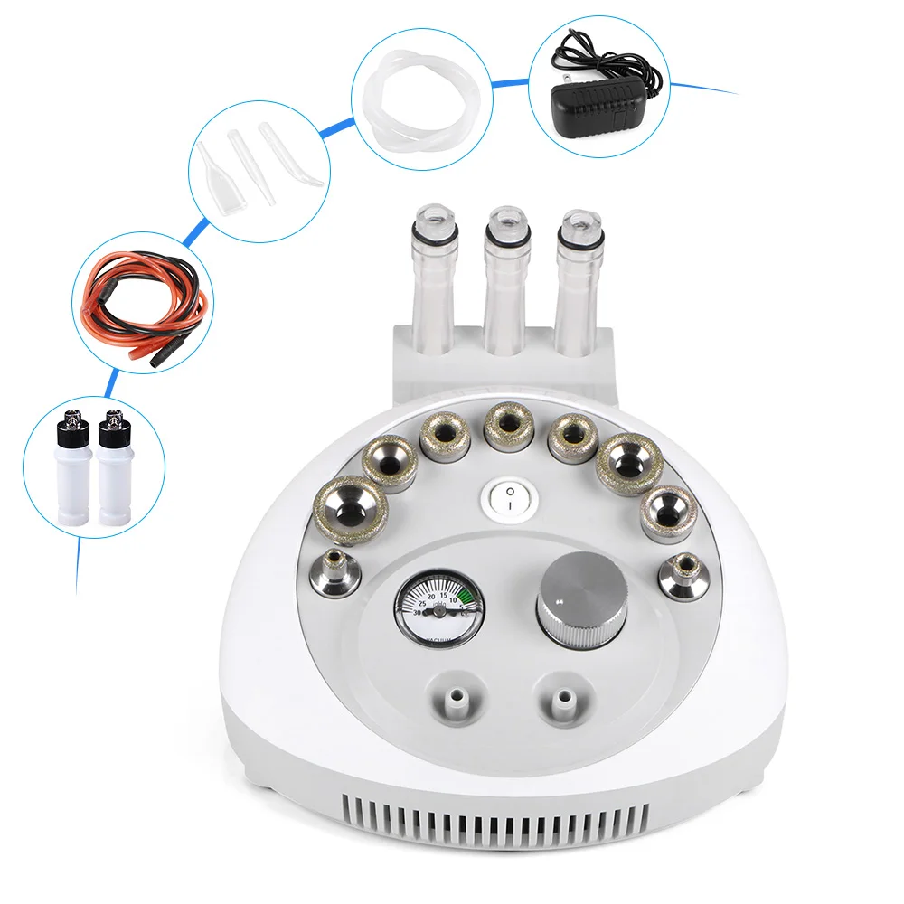 3 в 1 вакуумный аппарат для удаления черных точек Аппарат микрошлифовки кожи 
