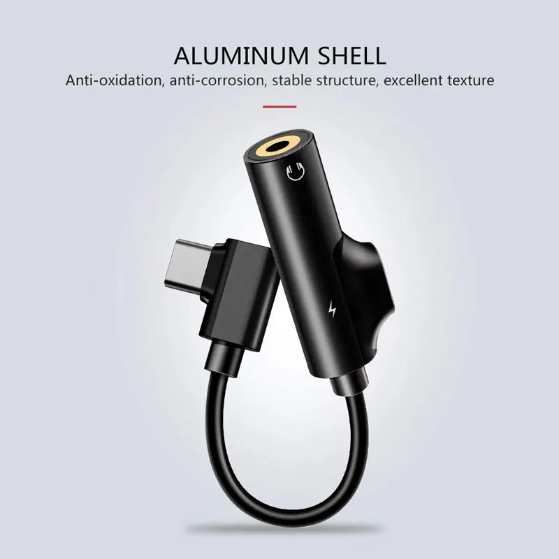 AHHROOU 2 в 1 USB C аудио кабель Тип до 3 5 мм разъем Aux Наушники вызова музыка зарядный