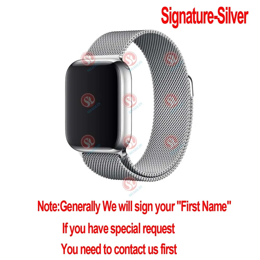 Signature-Silver Смарт-часы с Bluetooth, 4, 42 мм, Смарт-часы, чехол для Apple Watch, iOS, iPhone 8 PLUS, XS, Xiaomi, Android, смартфон, не Apple watch - Цвет: Signature-Silver