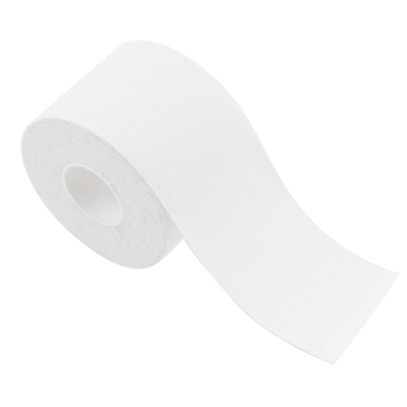 White Спортивная лента эластичная лента клейкая лента хлопок 5 см* 5 м - Цвет: White