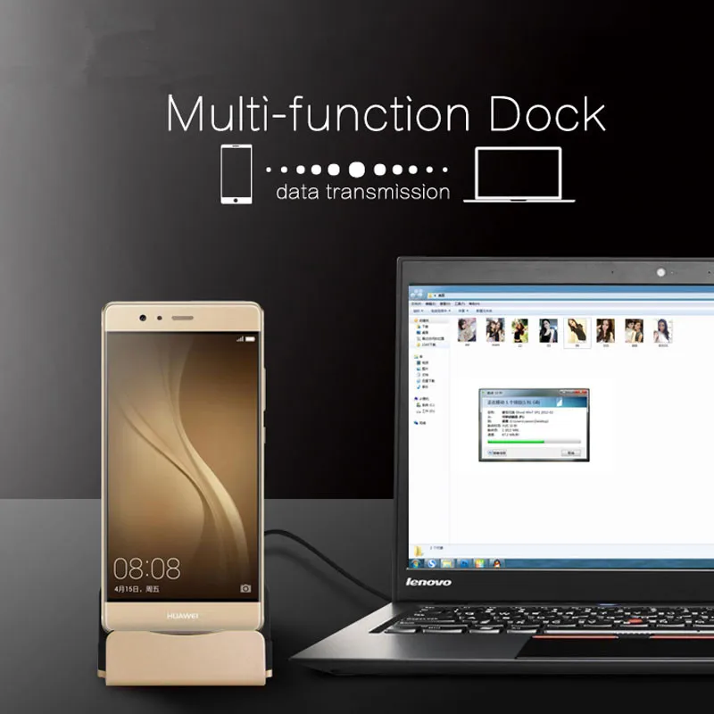 Настольное зарядное устройство базовый кабель Usb Type C для Archos 55 Diamond Selfie Cobalt 50 Platinum
