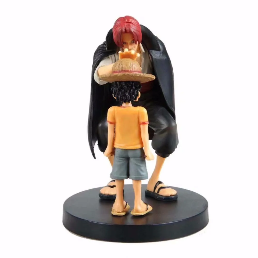 Аниме One Piece Экшн фигурки соломенная шляпа Луффи Шанкс красные волосы фигурка
