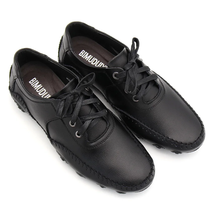 Обувь мужская для вождения из кожи осень/зима |