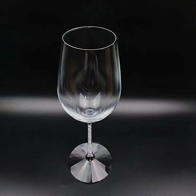 Золото свадебное стекло 2 шт. вина хрустальный бокал es питьевой заполнены Белый