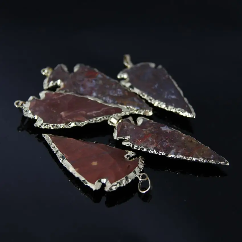 5 шт./лот в форме стрелы натуральные индийских АГ ate плиты произвольной Форме