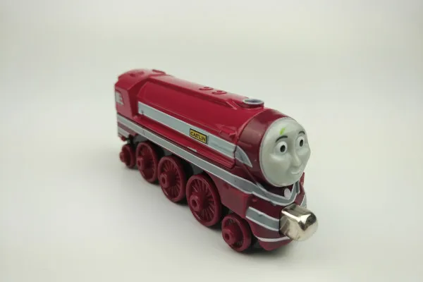 Caitline 1: 64 Diecast Vihcle Railway Trian Toy Set модель совместима с tomass Brio Kids Toys для детей. |