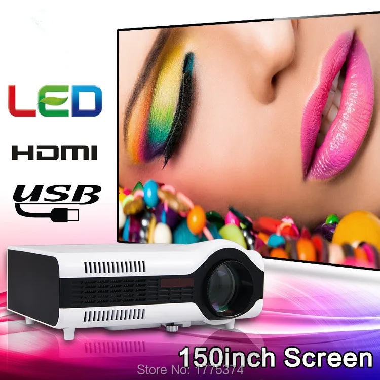 Подарок новый HD проектор Proyector из светодиодов для домашнего кинотеатра тв