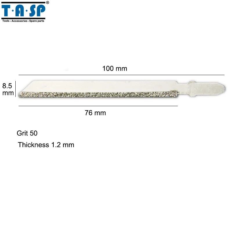 Бриллиантовые Лобзики TASP с Т образным хвостовиком для резки гранита зернистость
