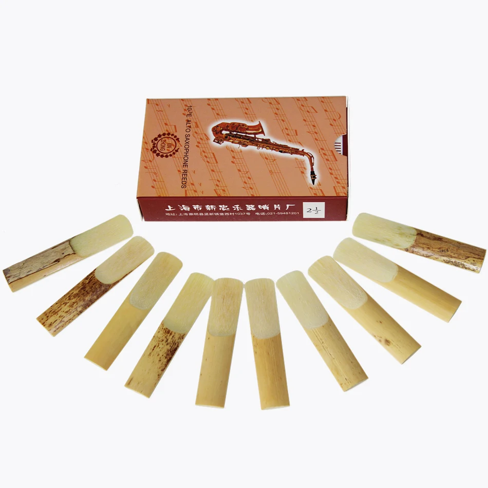 XINZHONG 2 1/2 bE альт-саксофон тростники Sax Saxfone аксессуары 10 шт./кор. | Спорт и