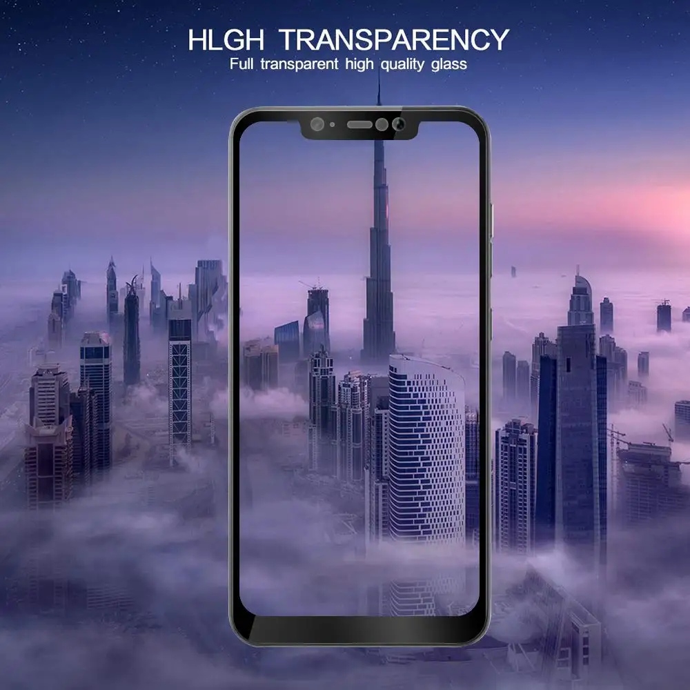 AFY полное покрытие закаленное стекло для Xiaomi Pocophone F1 защита экрана Защитное