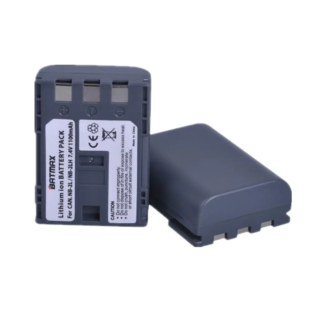 Batmax 4 шт. NB-2L NB2L NB-2LH батарея для камеры + двойное зарядное устройство USB Canon Rebel XT XTi