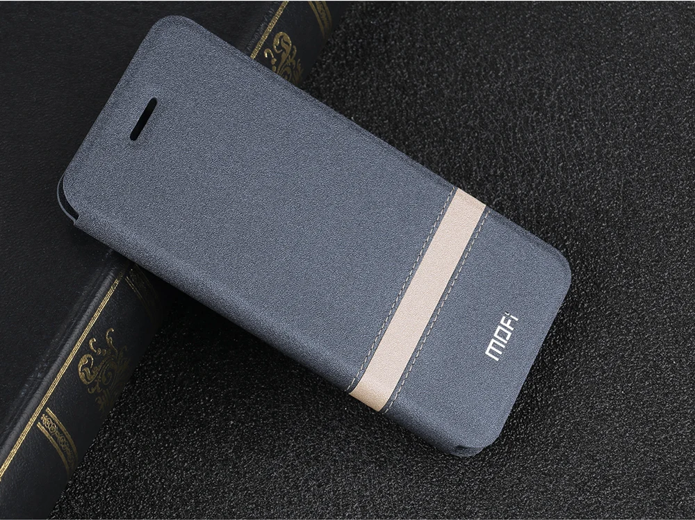 MOFi флип-чехол для huawei Honor 10, чехол для Honor10, силиконовый мягкий ТПУ чехол из искусственной кожи, чехол-книжка, тонкий Чехол