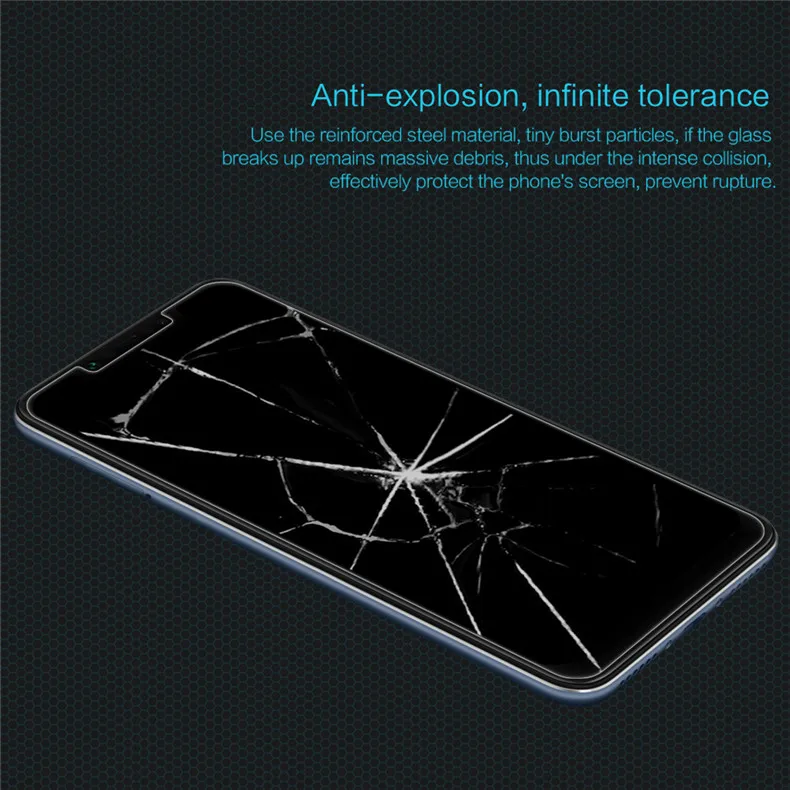 Взрывозащищенная защитная пленка Nillkin 0,3 мм для Xiaomi Pocophone F1 из закаленного стекла для Xiaomi Poco F1