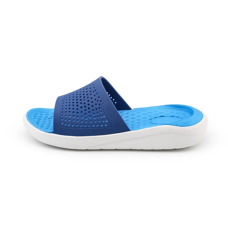 Sapato feminino/распродажа; zapatillas hombre Boosili; Новинка года; высококачественные дышащие тапочки; мужские уличные сандалии; Стильная мужская полосатая обувь на плоской подошве - Цвет: BLUE