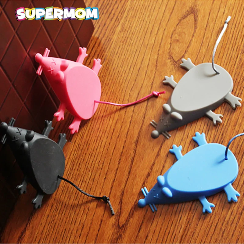 Silicone Mouse Door Stopper 1PCS Children Safety Lock Protection Edge Corner Guards Anti-pinch Hand |