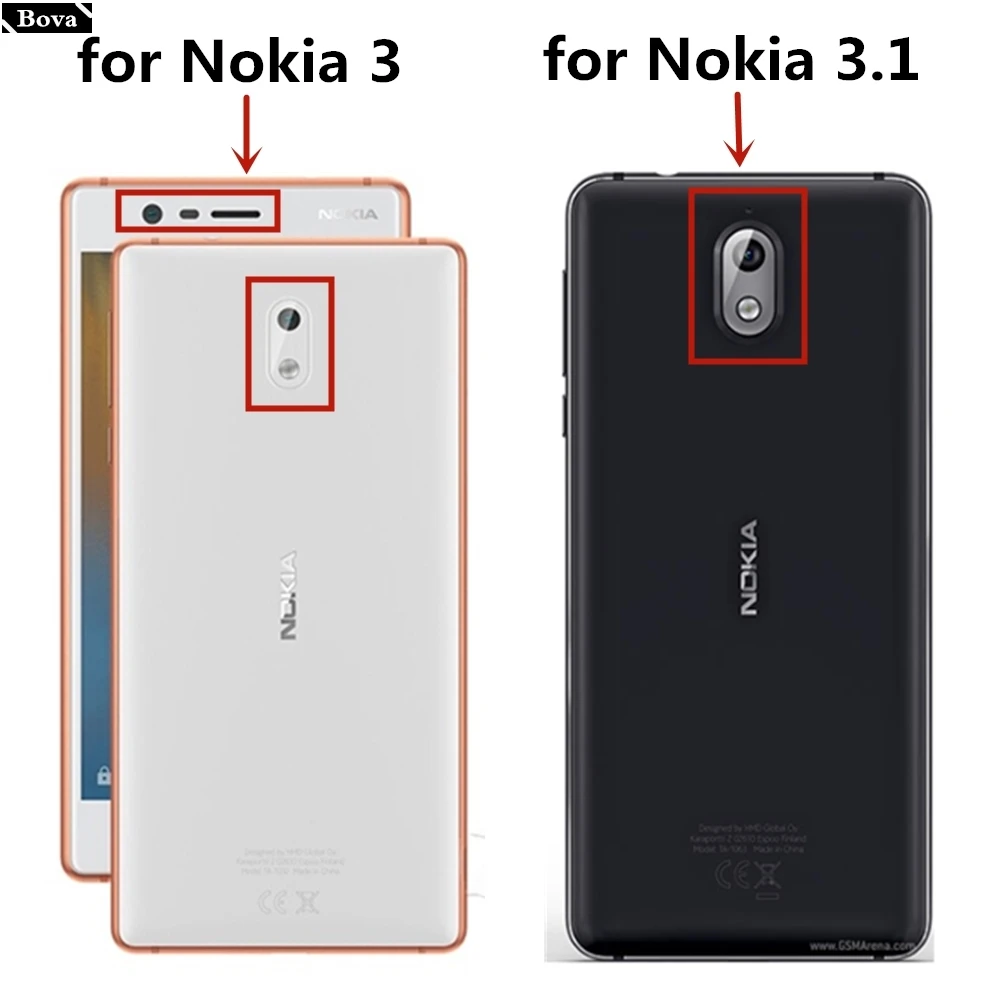 Чехол с держателем для карт Nokia 3 1 Plus кожаный чехол телефона кошелек откидная