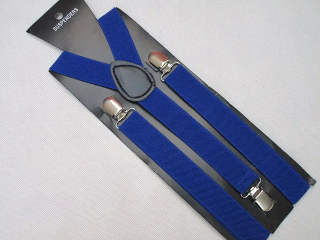 Royal Blue Новинка,, однотонные женские/мужские черные эластичные Y-back Эластичные подтяжки для женщин/мужчин - Цвет: Royal Blue