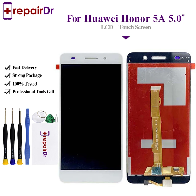ЖК дисплей с рамкой для Huawei Honor 5A 5 0 дюйма сенсорный экран дигитайзером в сборе LYO