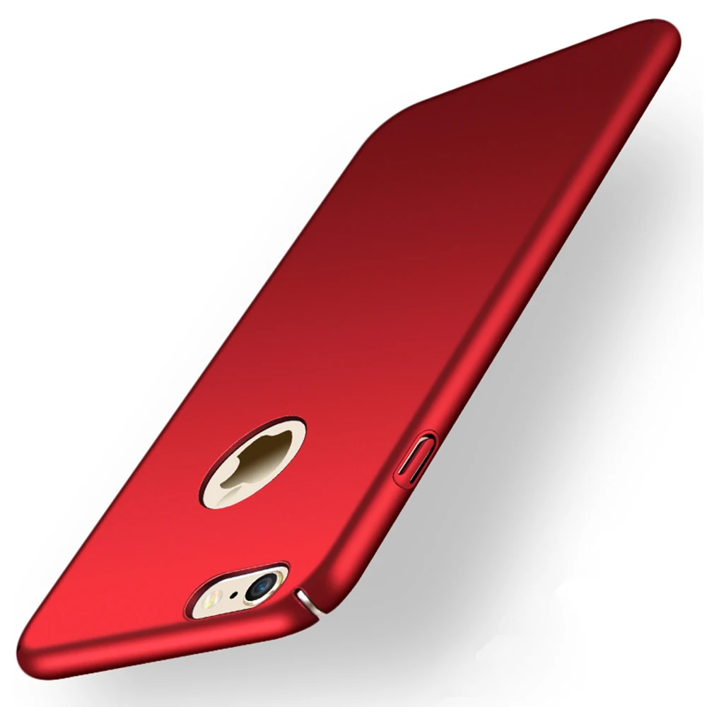 Оригинальный чехол SIXEVE для iphone 7 8 Plus черный красный жесткий из поликарбоната Apple