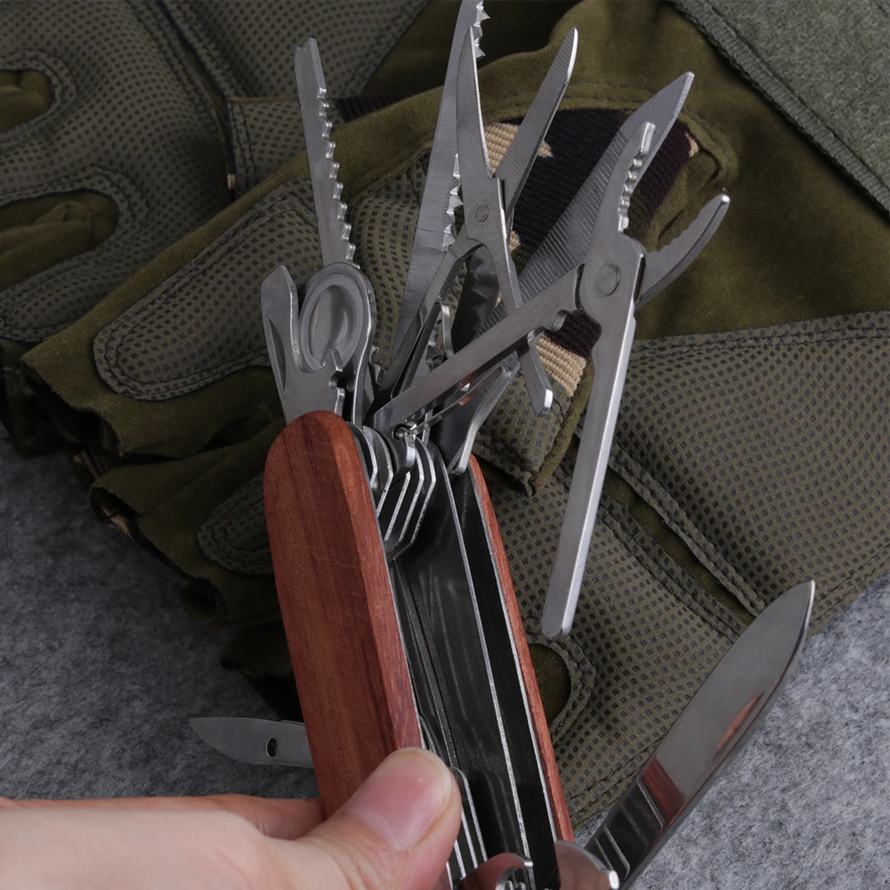 Швейцарский нож армейский складной карманный EDC универсальный инструмент