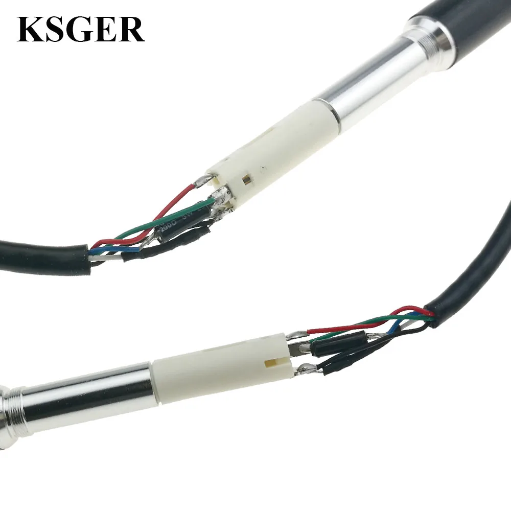 KSGER T12 DIY паяльная станция наборы OLED STM32 V2.1S припой советы сварочные инструменты Нержавеющая сталь FX9501 Алюминий ручка