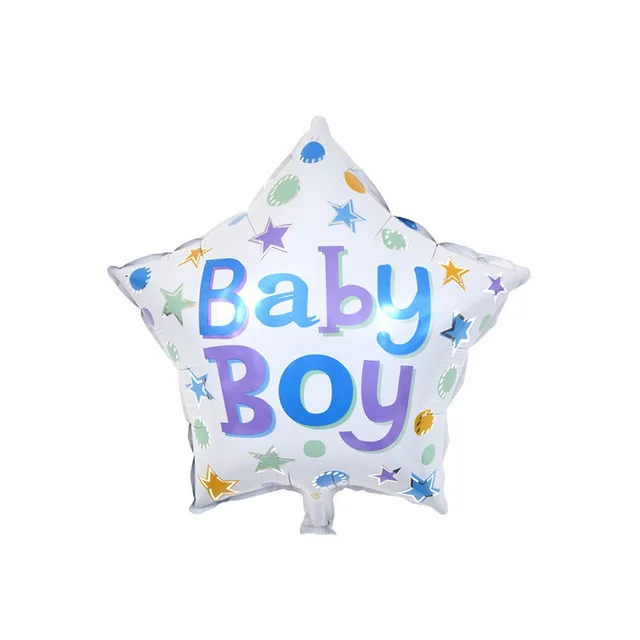 1pc star boy 10 шт./лот 12 дюймов Детские шары для душа его мальчик это девушка с воздушными шарами пол раскрыть День Рождения украшения шар поставки - Цвет: 1pc star boy