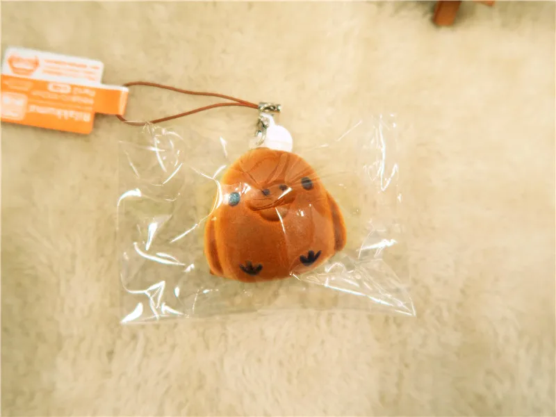 Kuutti мягкий розовый зеленый простой мини каваи Rilakkuma Kiroiitori хлеб мягкий тост булочка медленно поднимающийся Squishies NWT ремешок для телефона