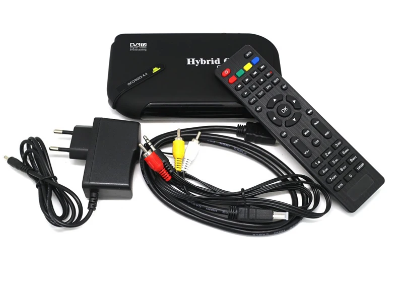 android 7,1 ТВ приставка четырехъядерный 8G+ 1G ОТТ/DVB-T2 android приложение встроенный DVB-T2 ТВ-тюнер wifi совместим с dvb-t/h.264/mpeg4