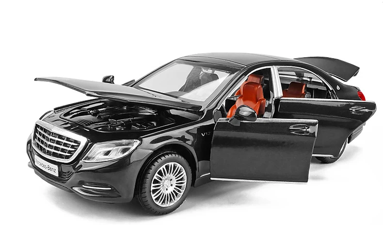 1:32 GL500/G65 AMG/S600 имитационная игрушка купе модели автомобилей из сплава детские игрушки подлинный коллекционный подарок для детей - Цвет: S600