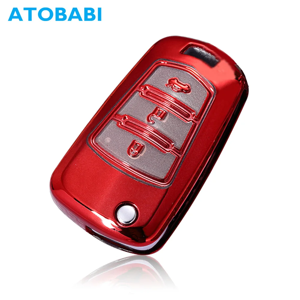 Чехол для автомобильных ключей ATOBABI мягкий флип кейс из ТПУ с дистанционным