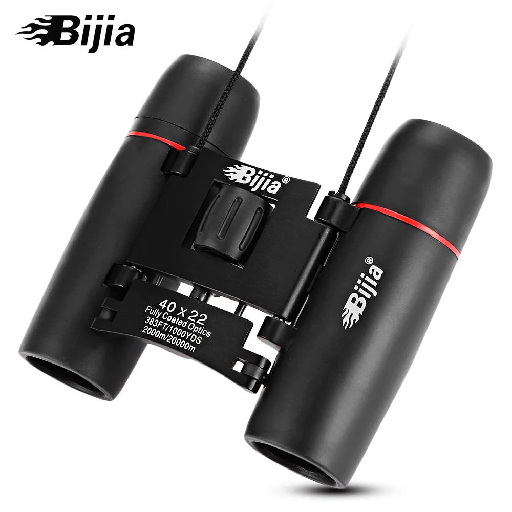 BIJIA Профессиональный бинокль 40х22 2000 м/20000 м HD видение широкоугольный Призма
