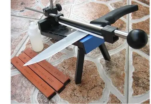 10 шт./лот 1th поколение профессиональная система точилка для кухонных ножей 4 шт.