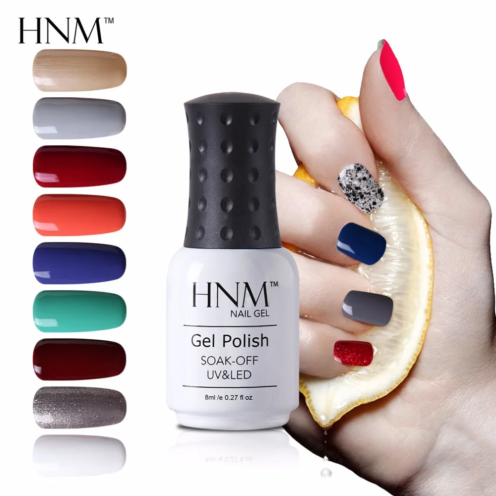 HNM 58 шт./лот набор гель-лаков набор УФ-лаков для ногтей долговечный Гель-лак для замачивания Гель-лак Vernis Полупостоянный Набор для нейл-арта наборы
