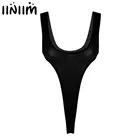 Сексуальное нижнее белье, женское шелковое прозрачное боди, нижнее белье, глубокий вырез, без рукавов, с высоким вырезом, сексуальные стринги, трико, боди