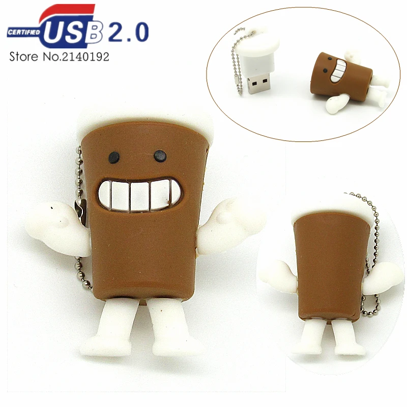 С мультипликационным принтом в виде бутылки кружка для кофе милый флеш