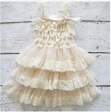 Розничная продажа 2018 летнее милое Кружевное платье-пачка для девочек лето