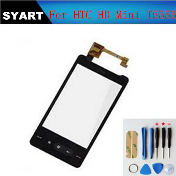 Передняя касания стеклянный объектив замена для HTC HD мини T5555 | Мобильные телефоны