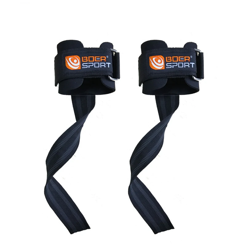 Black 1 pair 2 шт. браслет для занятий тяжелой атлетикой мягкие хлопковые подъемные ремни наручные обертывания Поддержка для бодибилдинга Powerlifting силовая тренировка - Цвет: Black 1 pair