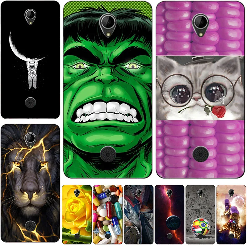 For Acer Liquid Zest 4G Z528 case cover 2016 New Arrival Painting Colored Tiger Owl Rose Soft Tpu Case Z525 | Мобильные телефоны и