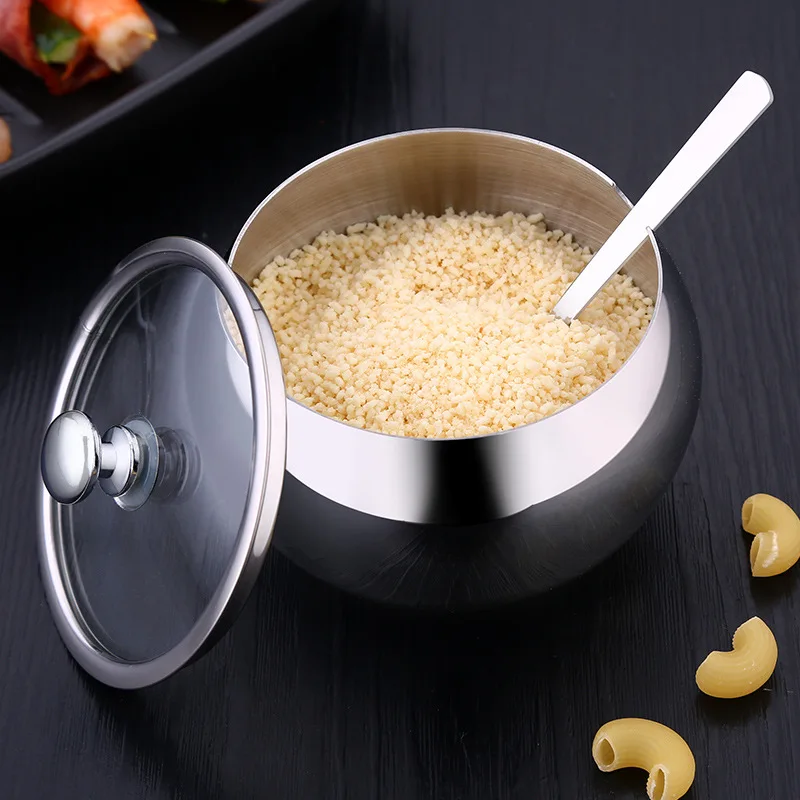 Master Star 3Pcs/set Spice Tins Good Quality High Capable Drum Type Jar Container Condiment Ingredient | Дом и сад