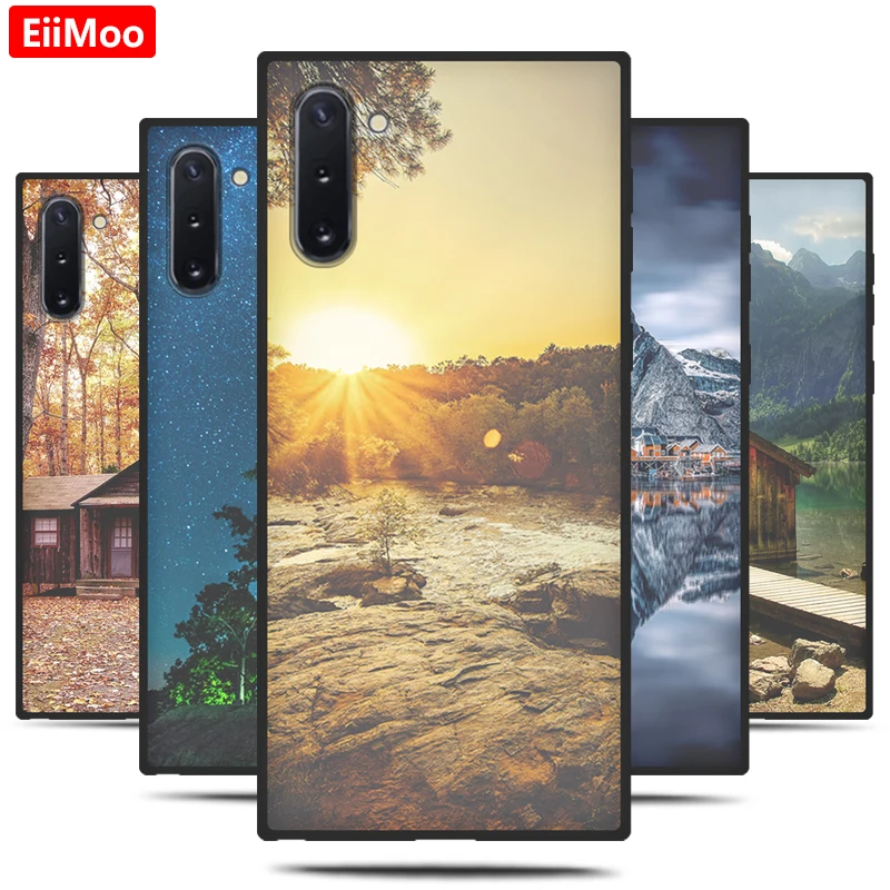 Чехол EiiMoo для телефона Samsung Galaxy Note 10 Силиконовый Модный мягкий чехол накладка с