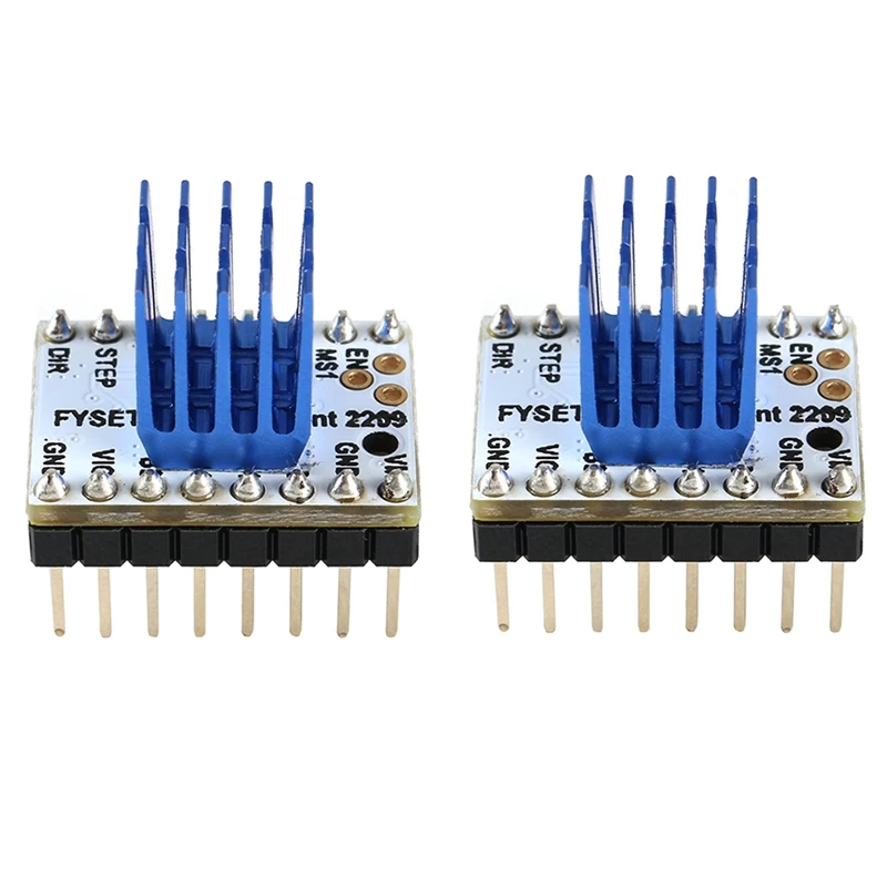 2 шт. шаговый драйвер двигателя Tmc2209 V2.0 Stepsticks бесшумный 256 микрошагов ток 2.8A