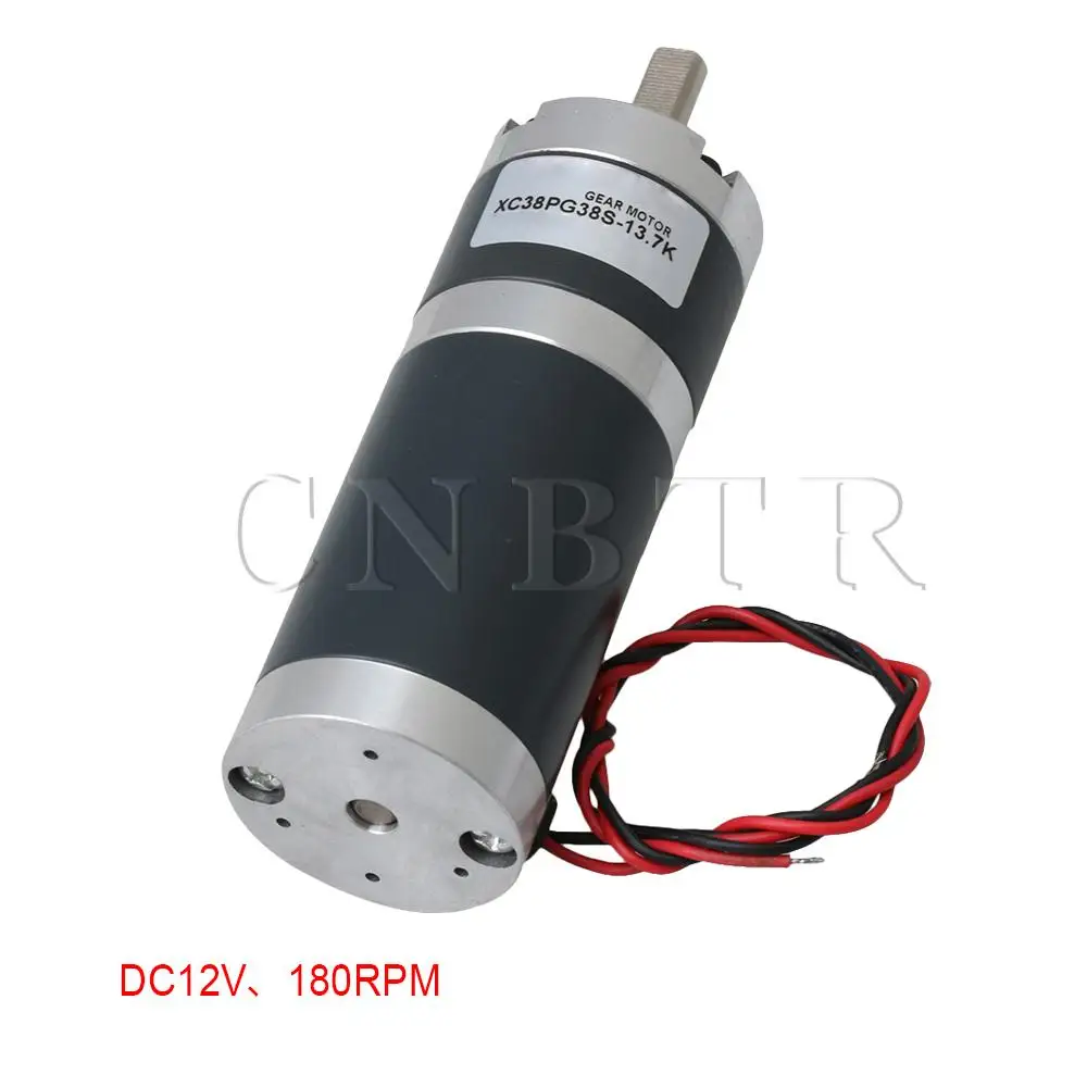 180 об/мин DC12V планетарный редуктор коробка передач мотор XC38PG38S для DIY проекта