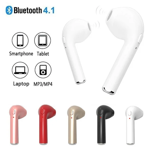 HBQ i7 TWS беспроводные наушники Bluetooth V4.2 стерео гарнитура для iPhone 8 Plus SE Galaxy S8 Прямая