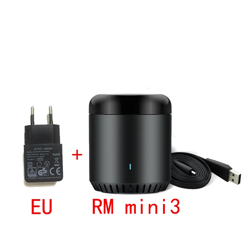 EU Plug RM Mini3 Broadlink RM Mini3 Универсальный Интеллектуальный WiFi/IR/4G беспроводной ИК пульт дистанционного управления через IOS Android умный дом автоматизация Новинка - Цвет: EU Plug RM Mini3