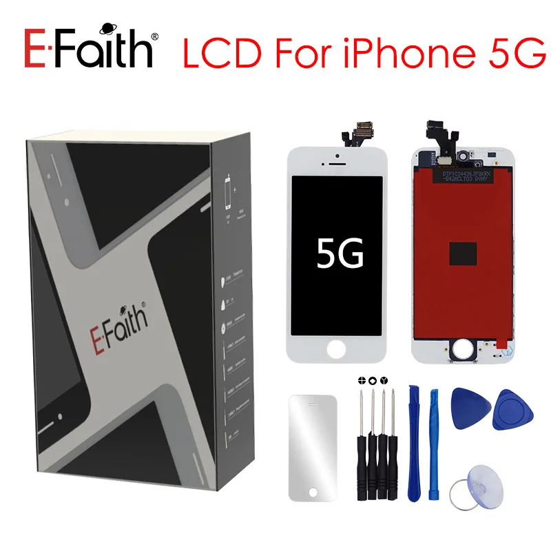 1 шт. E Faith Tianma класс A +++ качественный ЖК дисплей для Apple iPhone 5 5G Быстрая доставка с