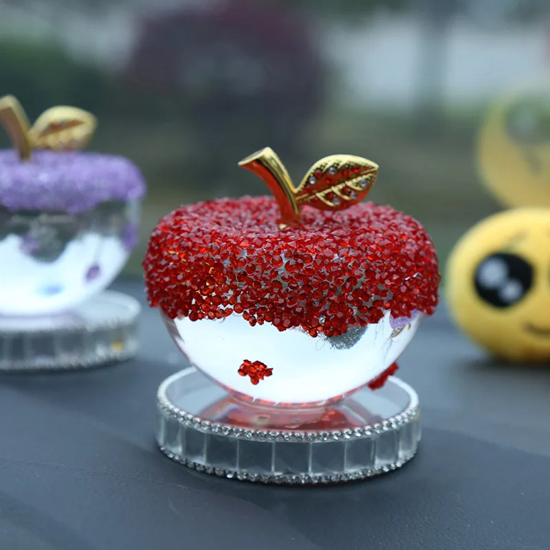 Высококачественное Хрустальное украшение для автомобиля Apple автомобильное