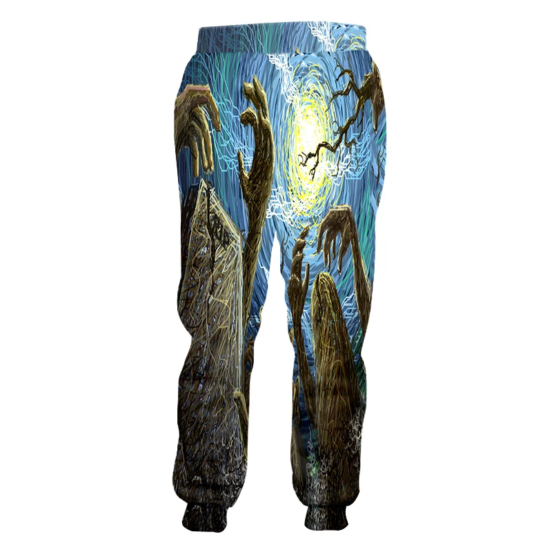 OGKB зимние мужские штаны из соломы с 3D принтом забавная Тыква Хэллоуин 5XL 6XL