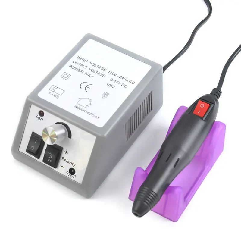 Профессиональная электрическая дрель для дизайна ногтей набор инструментов