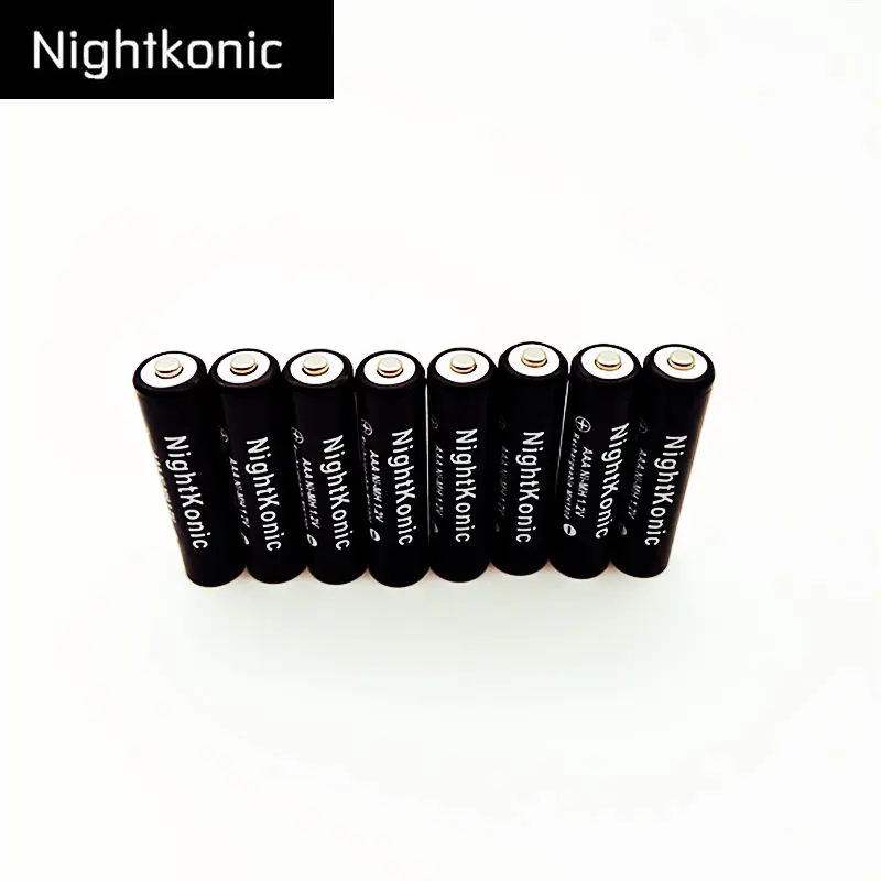 8 шт./лот AAA Батарея nightkonic 1.2 В Ni-MH Перезаряжаемые Бесплатная доставка | Электроника